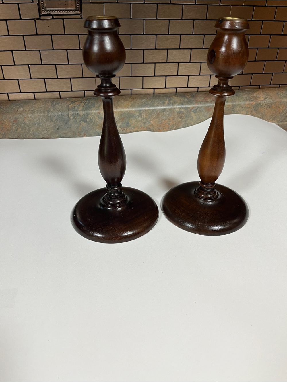 Vintage candle sticks